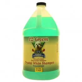 Шампунь для белой шерсти (концентрат 1:8) EZ-Groom Crystal White Enzyme, 3.8л