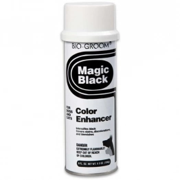 Спрей-мелок для черной шерсти, выставочный Bio-Groom Magic Black, 236мл