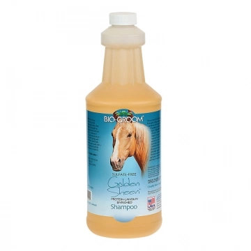 Шампунь для лошадей, с ланолином (концентрат 1:4), Bio-Groom Golden Sheen, 946мл