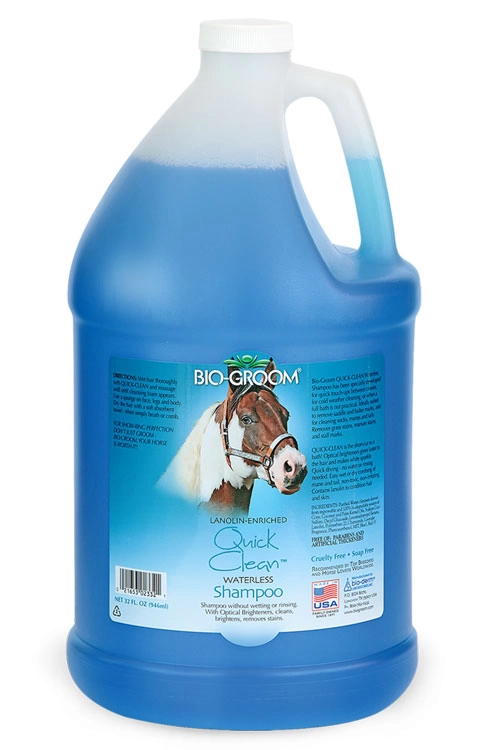 Шампунь для лошадей, без смывания, Bio-Groom Quick-Clean, 3.8л