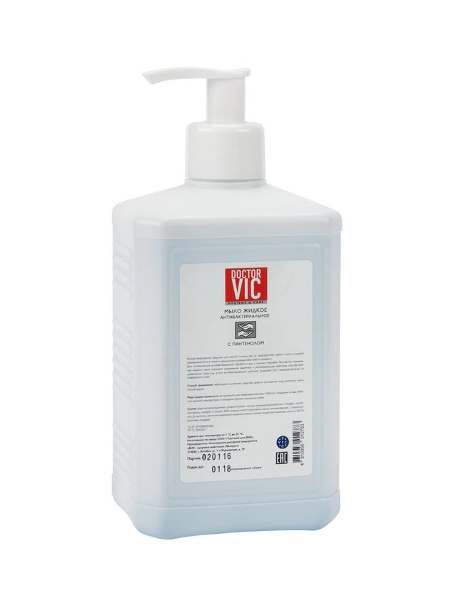 Мыло жидкое, антибактериальное Doctor VIC, 500мл