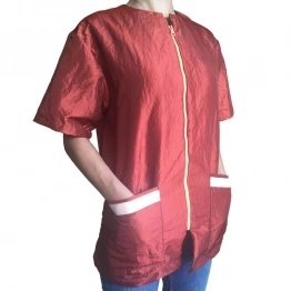 Блуза на молнии для грумера, MasterGroom, размер S, оранжевая