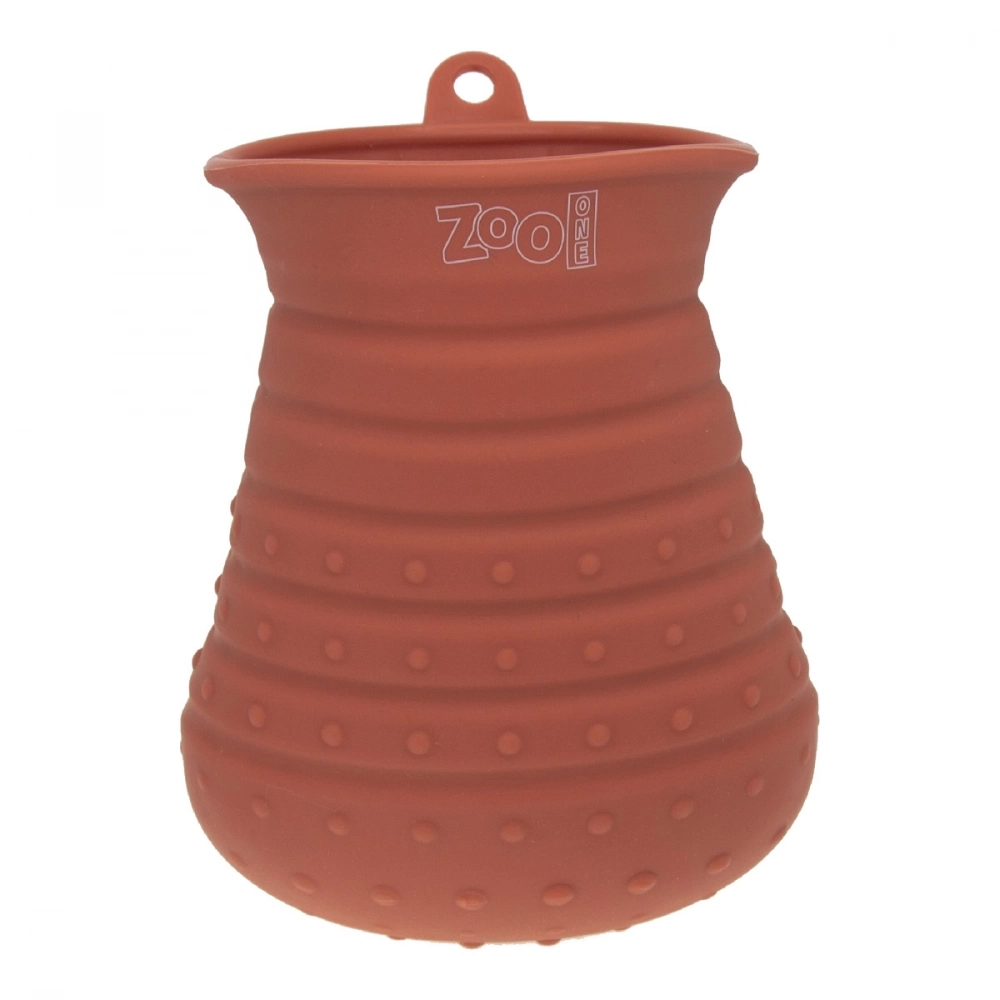 Лапомойка для собак силиконовая, большая, красная ZooOne 21033