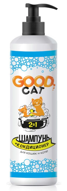 Шампунь-кондиционер для кошек и котят GOOD CAT FG02216, 250мл
