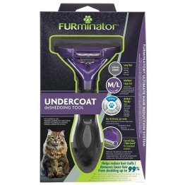 Фурминатор для больших кошек c длинной шерстью FURminator M/L