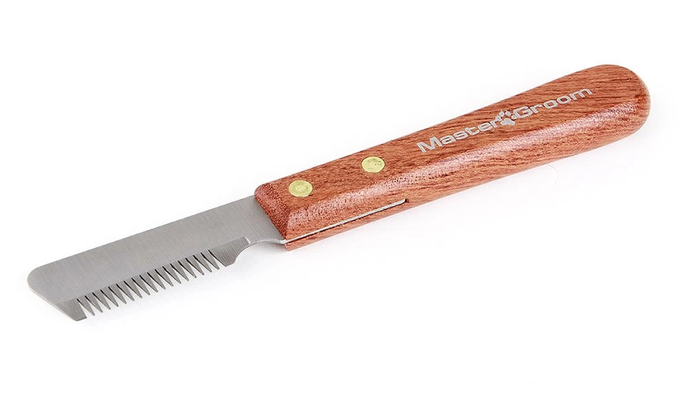 Тримминговочный нож MasterGroom прямой, крупный