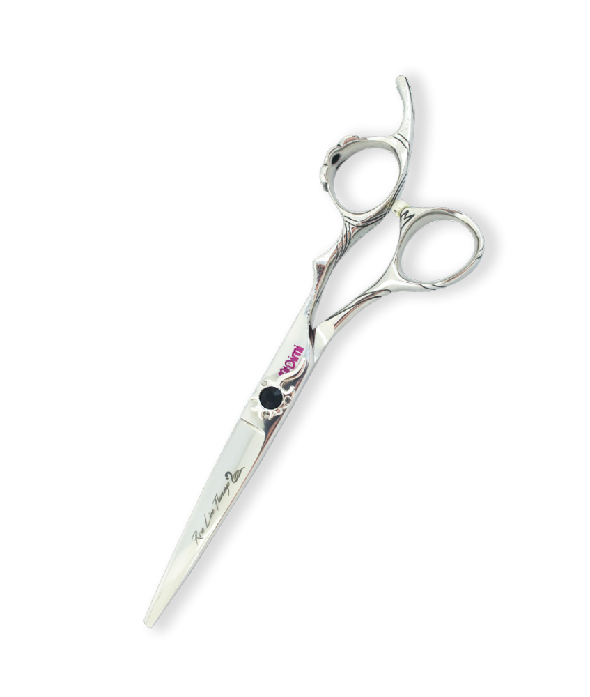 Ножницы для стрижки собак, прямые, 6.5" Dimi Flamingo Rose Line A7-60Black