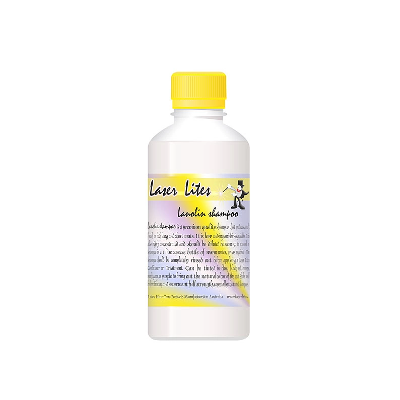 Шампунь ланолиновый (концентрат 1:20) Laser Lites Lanolin, 250мл