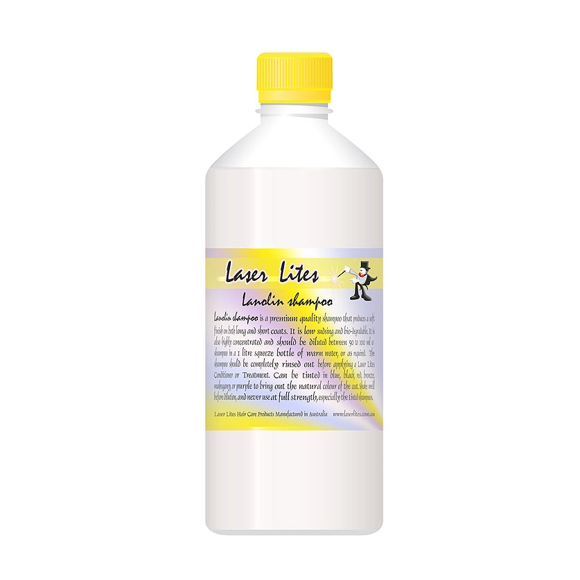Шампунь ланолиновый (концентрат 1:20) Laser Lites Lanolin, 500мл