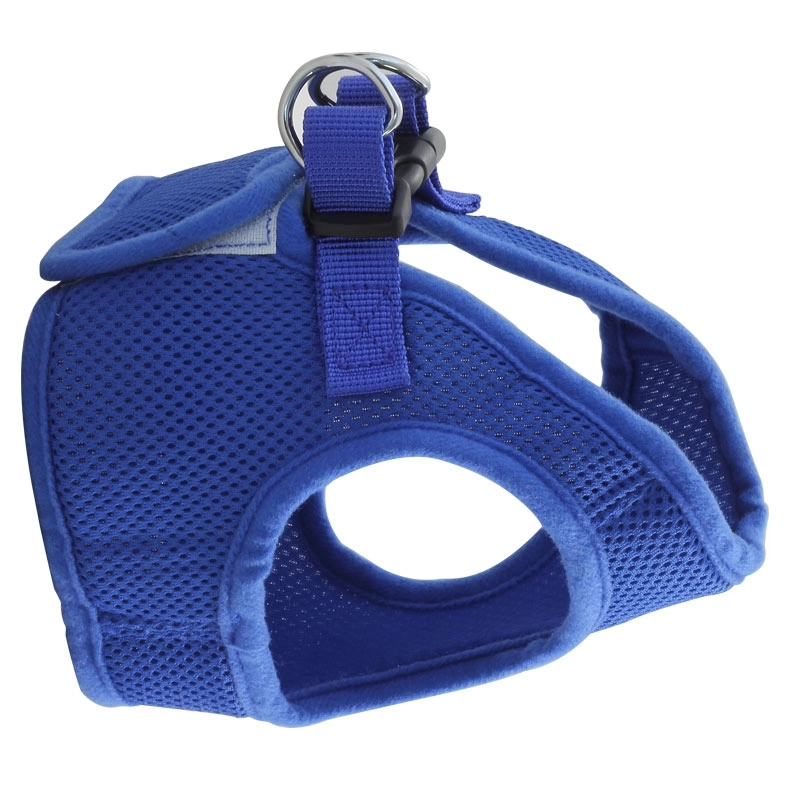 Комплект мягкая шлейка-жилетка и поводок, синий, Triol HL02XS, 30 см